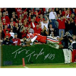 Tony Taylor Signed Georgia 8x10 Photo (Radtke COA)
