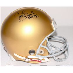 Tim Brown Signed Notre Dame Full-Size Helmet Inscribed "Heisman '87" (Radtke COA  Brown Hologram)