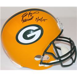 Brett Favre Signed LE Packers Full-Size Helmet Inscribed "4 Retired 7/18/15" #2/44 (Favre Hologram  