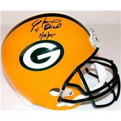 Brett Favre Signed LE Packers Full-Size Helmet Inscribed "4 Retired 7/18/15" #16/44 (Favre Hologram 