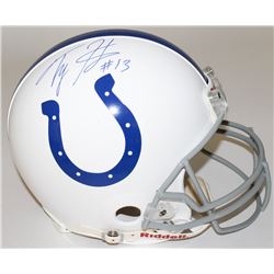 T.Y Hilton Signed Colts Full Size Authentic Pro-Line Helmet (Steiner Hologram)