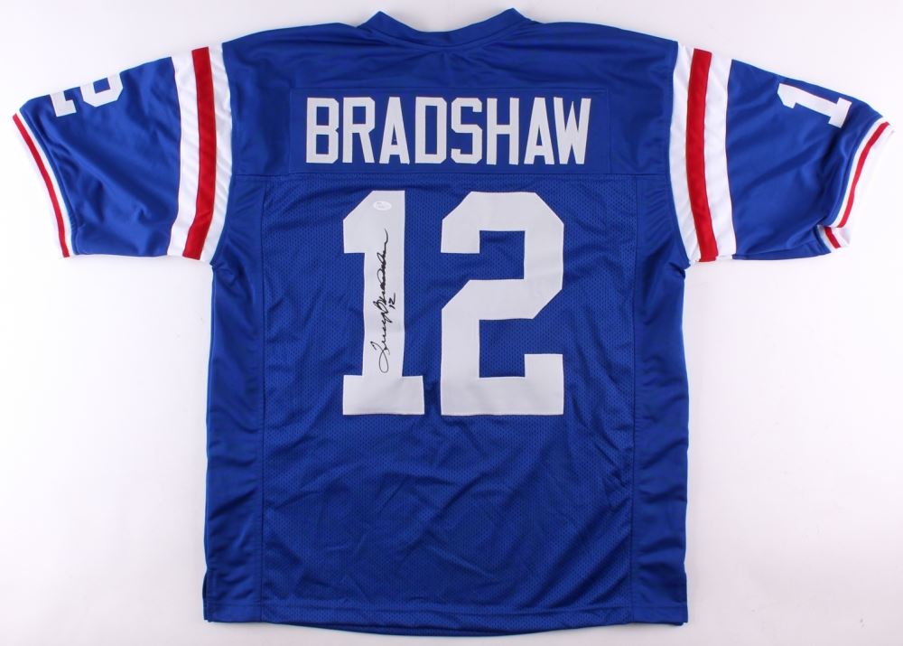 Terry Bradshaw Signed Louisiana Tech Bulldogs Jersey (JSA COA)