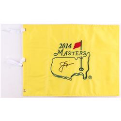 Jack Nicklaus Signed 2014 Masters Pin Flag (JSA ALOA)