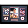Image 1 : Dale Murphy Signed Braves 16x26 Custom Framed Photo Display Inscribed "NL MVP 82, 83" (Radtke COA)
