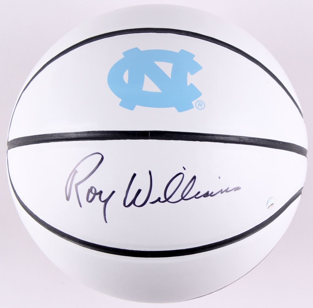 roy williams signed basketball