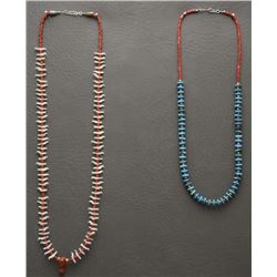 TWO PUEBLO NECKLACES