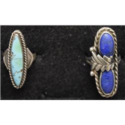 TWO NAVAJO RINGS