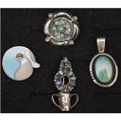 FOUR NAVAJO JEWELRY ITEMS