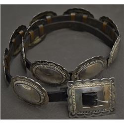 NAVAJO CHILD'S CONCHO BELT