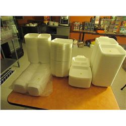 Large lot of takeout containers X5