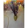 Image 1 : Core bamboo vase with faux foliage & bamboo