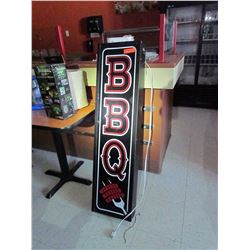 Electric lite-up BBQ sign