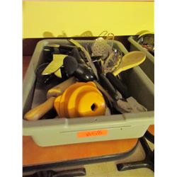 Assorted kitchen utensils