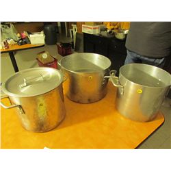 33 stainless steel stock pots