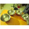 Image 2 : 4 red stainless steel mixing bowls