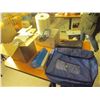 Image 1 : Insulated delivery bag, garbage bags, roll of paper towel, oven mitts, box of candles, small white g