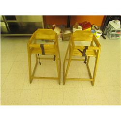 2 high chairs