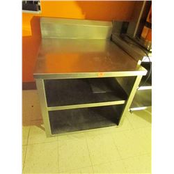 Stainless steel work station with drawer 30 X 34