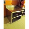 Image 2 : Stainless steel work station with drawer 30 X 34