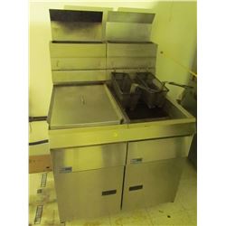 Pitco Friolator- double pit stainless steel 32 X 32 inch deep fyer