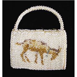 Vintage Czechoslovakian Beaded Change Purse