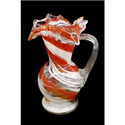 Smith's Old Timer Hand Blown Glass Pitcher