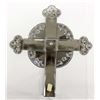 Image 2 : Mexican Pierced Tin and Tile Cross