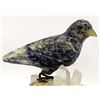 Image 4 : Carved Sodalite Bird Perched on Natural Crystals