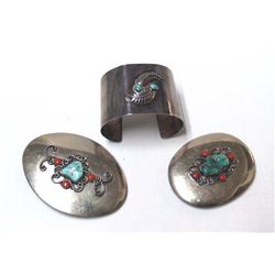 Native American Navajo German Silver Jewelry