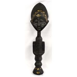 African Carved Wood Fertility God