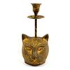 Image 1 : Cast Metal Cat Candlestick Holder