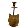 Image 3 : Cast Metal Cat Candlestick Holder