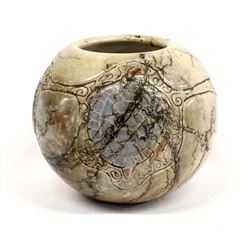 Horsehair Pottery Jar by Carl Gray Witkop