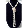 Image 1 : Opera Length Hand Tied Pearl Necklace