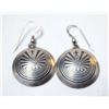 Image 2 : Native American Man in the Maze Sterling Earrings