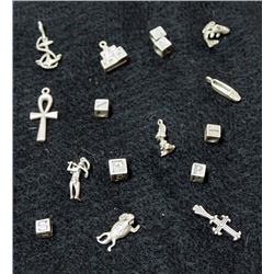 Collection of Sterling Silver Charms