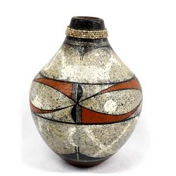 Native American Jemez Pottery Jar by R. Aragon
