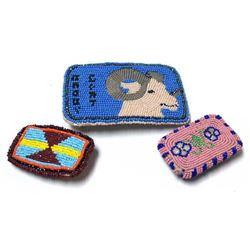 Native American Navajo Beaded Belt Buckles