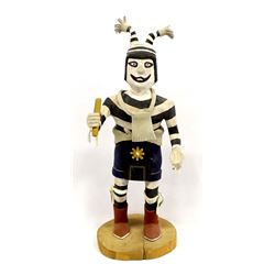 Hopi Koshare Hano Clown Kachina by Calnimptewa