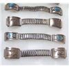 Image 2 : 7 Native American Sterling Silver Watch Bands