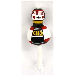 Native American Hopi Gourd Rattle