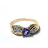 Image 1 : Levian 18K Yellow Gold Tanzanite Diamond Ring