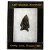 Image 1 : 1934 Crump Lake Obsidian Arrowhead