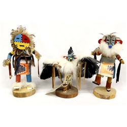 3 Native American Navajo Kachinas
