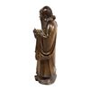 Image 2 : Chinese Carved Wood God of Longevity Shou Xing
