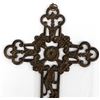 Image 2 : Large Cast Metal Filigree Cross