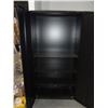 Image 1 : Black Utility Storage Cabinet With Keys