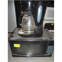 RCA Microwave with B&D Coffee Maker