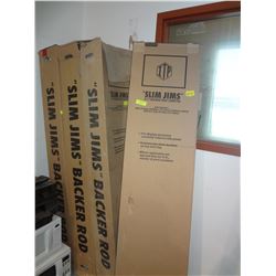 4 Boxes of Slim Jim Backer Rods