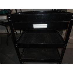 Black Rolling Tool Cart